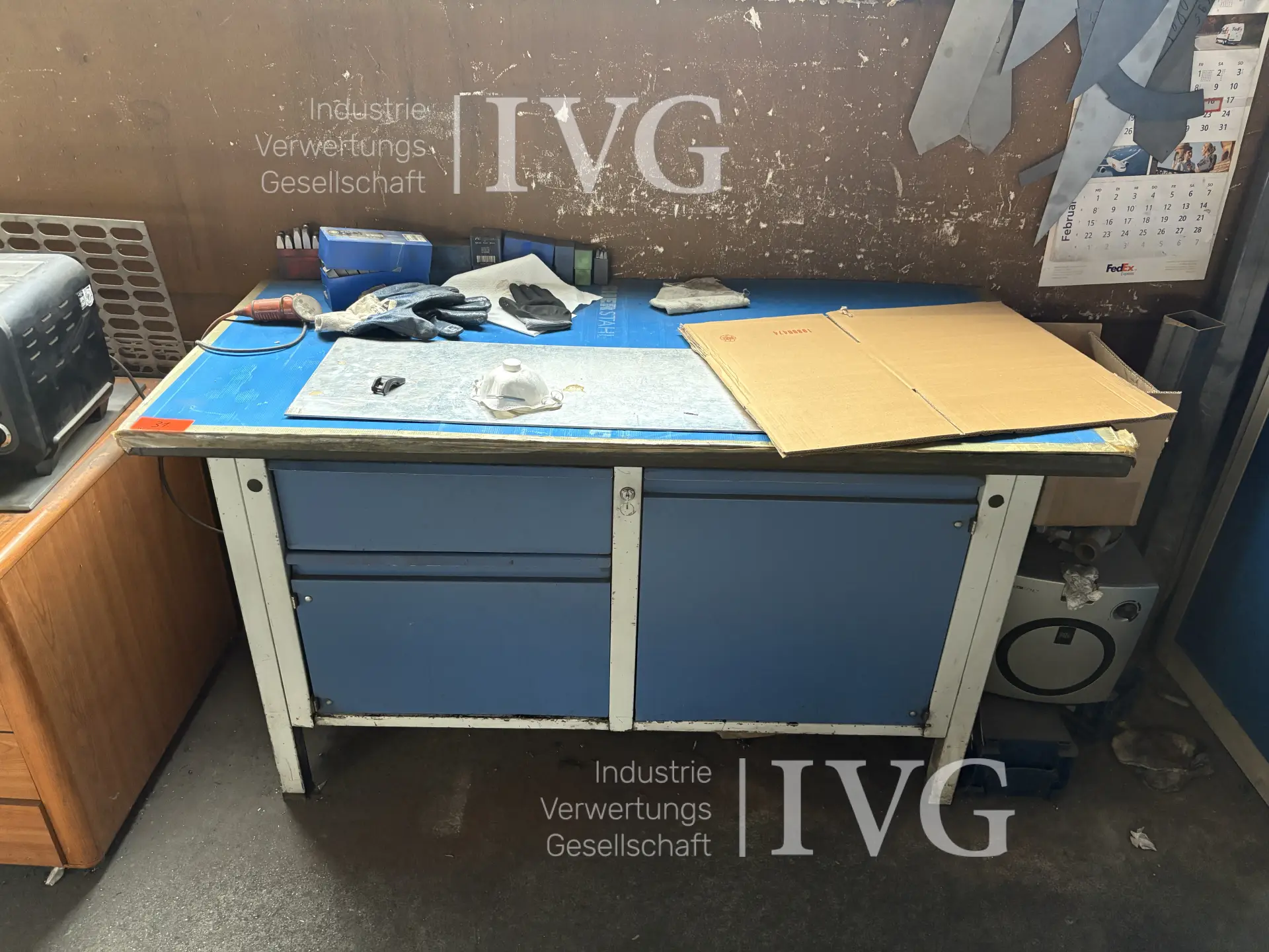 Werkbank (grau/blau) KIND